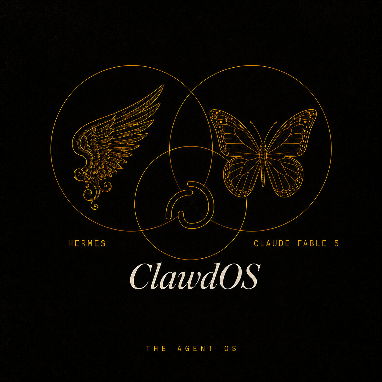 ClawdOS — the agent OS where Hermes meets Claude Fable 5